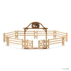 Schleich 42434 Omheining Voor Paarden Met Poort -Bruderiku Winkel schleich 42434 omheining voor paarden met poort 1