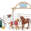 Schleich 42458 Hannah’s Paarden-gastenverblijf Met Hondenhok