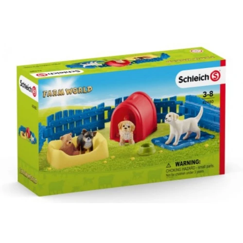 Schleich 42480 Puppy Ren Hondenren FarmWorld 5 Schleich 42480 Puppy Ren Hondenren FarmWorld - Afbeelding 3
