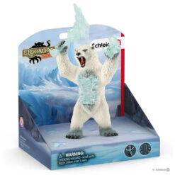 Schleich 42510 Sneeuwstormbeer Met Wapen Eldrador -Bruderiku Winkel schleich 42510 sneeuwstormbeer met wapen 1