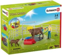 Schleich 42529 Vrolijke Koeienwasstraat Farmworld -Bruderiku Winkel schleich 42529 koeienwasstraat 3