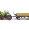 Siku 1946 Tractor Claas-met-Balengrijper En Aanhanger -Bruderiku Winkel siku 1946 tractor claas met balengrijper en aanhanger