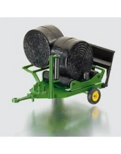 Siku 2266 Ronde Hooibalen Wikkelaar John-Deere -Bruderiku Winkel siku 2266 john dere ronde balen wikkelaar incl 2 balen speelactief.nl 2