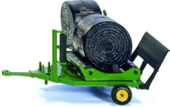 Siku 2266 Ronde Hooibalen Wikkelaar John-Deere -Bruderiku Winkel siku 2266 john dere ronde balen wikkelaar incl 2 balen speelactief.nl 1