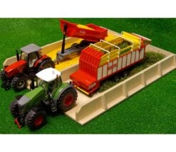 Sleufsilo Kidsglobe Met-tussenwand Schaal-1:32 -Bruderiku Winkel sleufsilo kids globe 610451 1 1