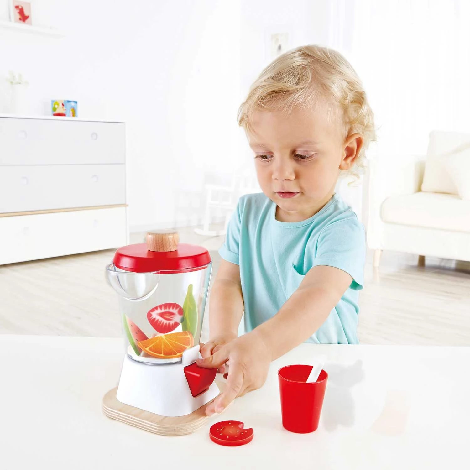 Smoothie Blender Speelset – Hape 5 Smoothie Blender Speelset – Hape - Afbeelding 3