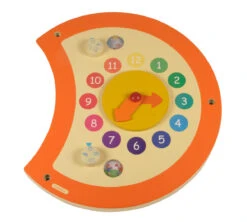 Beleduc Houten Wandpaneel Rups Klok KDV