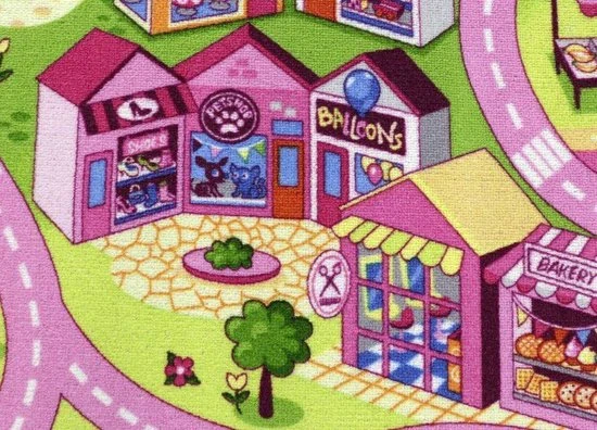 Speelkleed Sweet City Speeltapijt 95×200 Cm Speelmat 7 Speelkleed Sweet City Speeltapijt 95×200 Cm Speelmat - Afbeelding 5