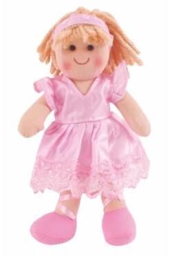 Pop BigJigs Lily 25 Cm. 5 Pop BigJigs Lily 25 Cm. -Bruderiku Winkel stoffen pop lily bigjigs toys bjd006 1