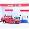 Kidsglobe Tankstation + Volvo V70 -Bruderiku Winkel tankstation kidsglobe