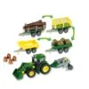 Theo Klein 3907 – John Deere Tractor Met Voorlader, Aanhanger (4 Modules) En Ploeg -Bruderiku Winkel theo klein 3907 John Deere tractor met aanahngwagen 4modules plus ploeg