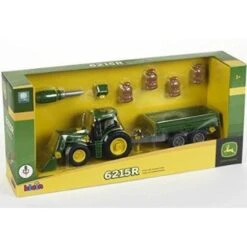 KleinToys 3905 Tractor JohnDeere + Aanhanger Constructiespeelgoed -Bruderiku Winkel tractor john deere met aanhager theo klein 3905 1 1