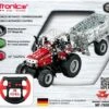 Tronico Micro Radiografisch Bestuurbare Massey Ferguson MF 7600 Met Aanhanger – 1 : 64 -Bruderiku Winkel tractor mf7600 rc tronico micro 9541