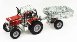 Tronico Micro Massey Ferguson MF 7600 Met Aanhanger – 1 : 64 -Bruderiku Winkel tractor mf7600 tronico micro 9540 1 1