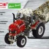 Tronico Micro Massey Ferguson MF 7600 Met Aanhanger – 1 : 64 -Bruderiku Winkel tractor mf7600 tronico micro 9540