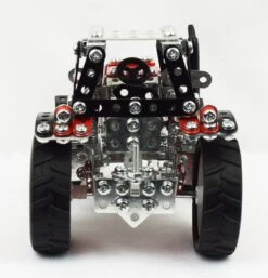 Tronico Micro Massey Ferguson MF 7600 Met Aanhanger – 1 : 64 -Bruderiku Winkel tractor mf7600 tronico micro 9540 3