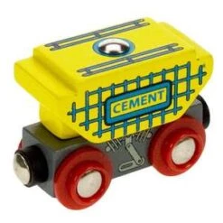 BigJigs BJT401 Rail Wagon Cement -Bruderiku Winkel treinwagon cement bigjigsbjt401 1