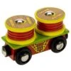 Bigjigs BJT407 Rail Wagon Kabelrollen -Bruderiku Winkel treinwagon kabelrollen bigjigs bjt407