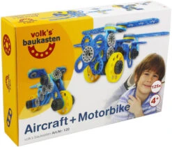 Volk’s Baukasten Aircraft + Motorbike -Bruderiku Winkel volk s baukasten 120 aircraft motorbike 4