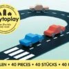 WayToPlay King Of The Road Rubber Flexibele Autobaan 40-dlg -Bruderiku Winkel waytoplay king of the road flexibele autobaan 1