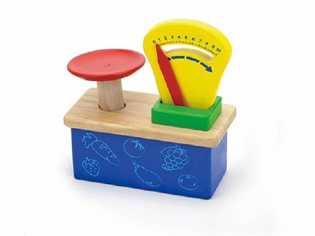Houten Weegschaal Vigatoys 3 Houten Weegschaal Vigatoys