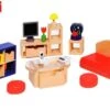 Meubelset Woonkamer II -Bruderiku Winkel woonkamer poppenhuis goki 51749