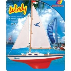 Gunther GU1804 Zeilboot Windy Wooden Deck -Bruderiku Winkel zeilboot windy houten dek woorden deck gunther 1